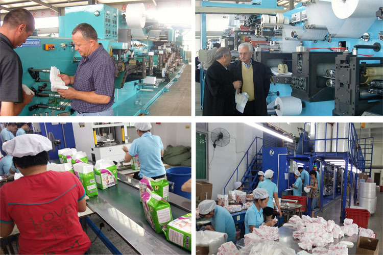baby diaper production line